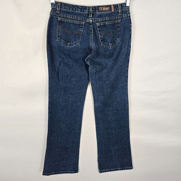 T.T. Blues Jeans Junior's 7 Blue Medium Wash Regular Fit Cotton - Picture 4 of 15